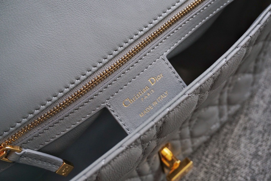 Dior 迪奥 Caro手袋 中号/25.5cm 灰色🧡 永恒典雅态度亦是无尽浪漫格调