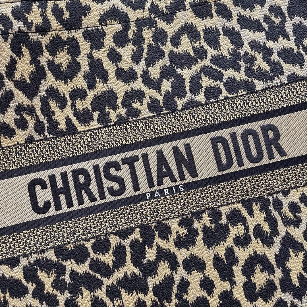 Dior 迪奥 购物袋 豹纹 大号41.5cm 狂野性感的气息！
