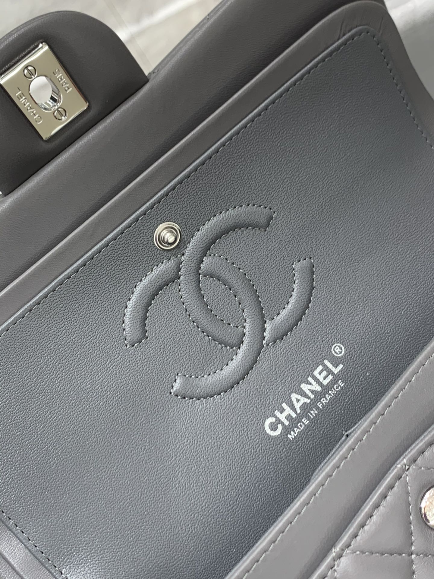 现货 【真品级】Chanel CF 23  原厂bodin joyeux 羔羊皮  经典永远百搭