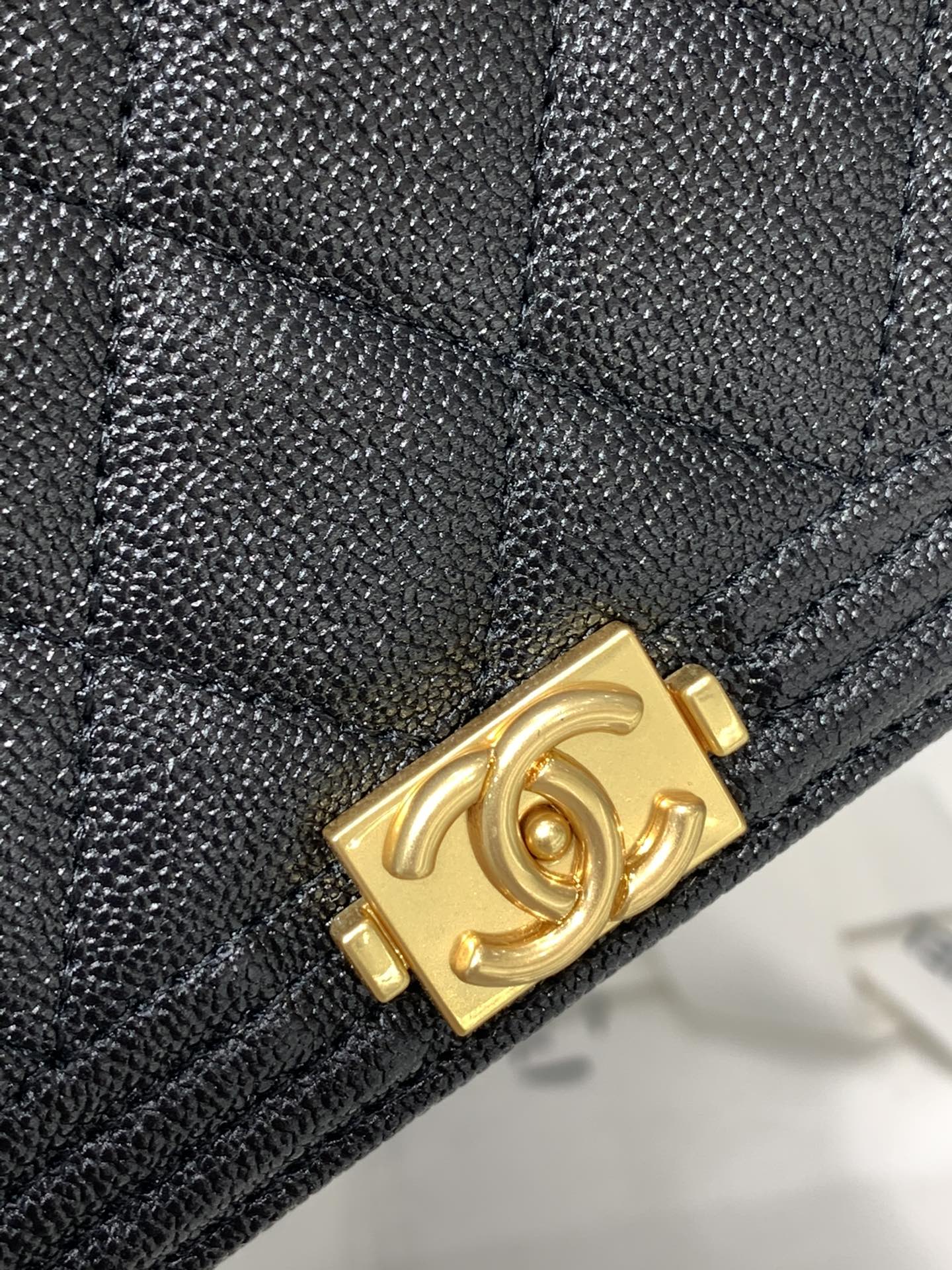 新版→吸扣版Leboy发财包 Chanel woc链条包 全套包装 19.5*12*3.5