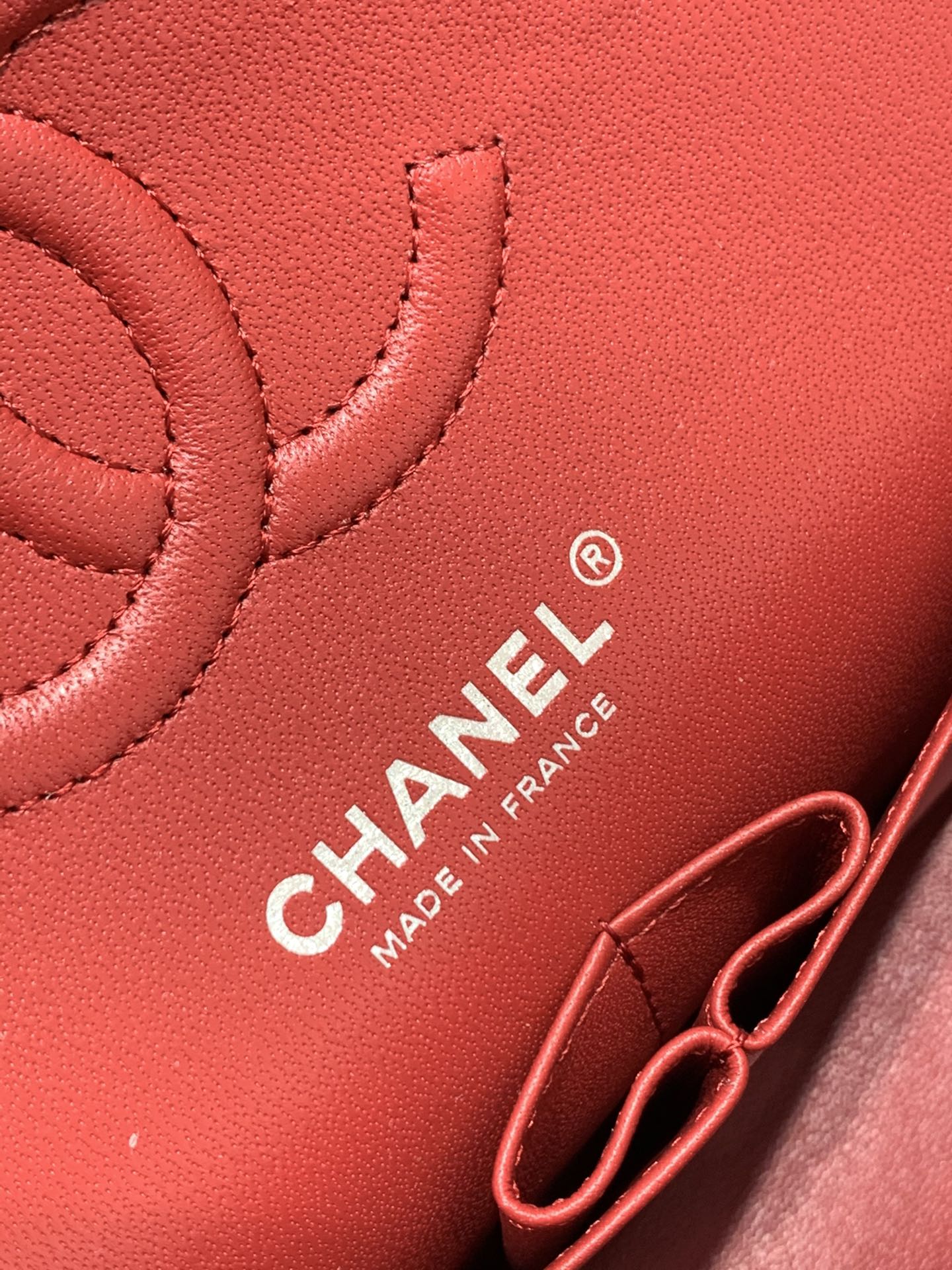 升级版带芯片【真品级】 Chanel CF  原厂bodin joyeux 羔羊皮 2021新颜色 新酒红 银扣
