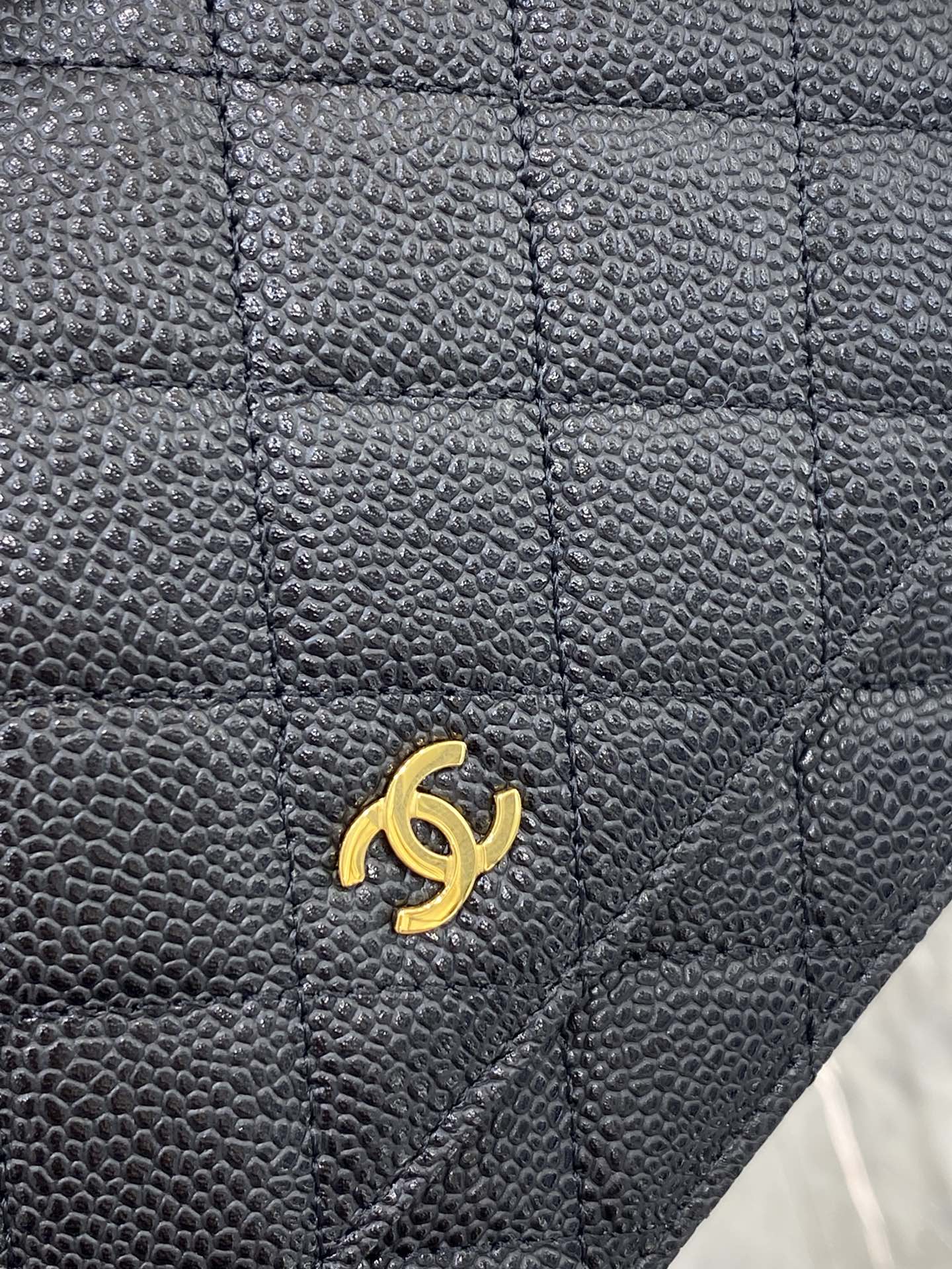 【吸扣版】19新款升级版Chanel woc链条包 顶级皮料五金 原单品质 19.5*12*3.5 克球金