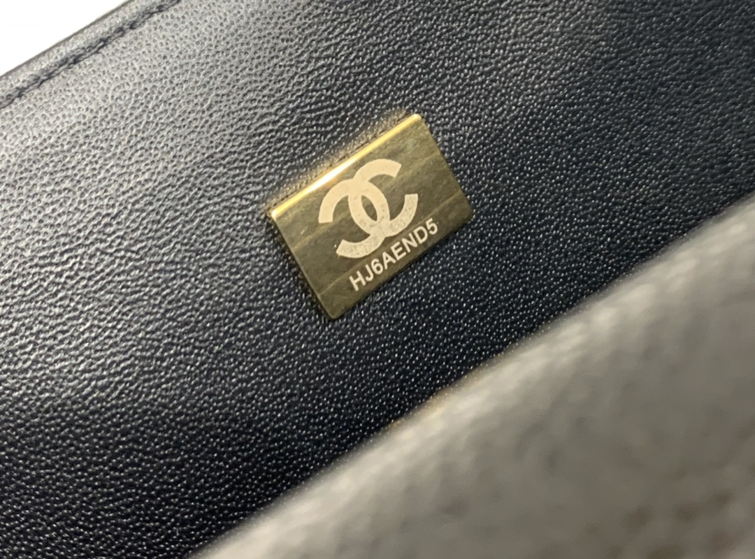 升级版带芯片 2021春夏新品️全钢浅金金属  【真品级】Chanel CF 20 大mini 法国原厂Haas球纹鱼子酱牛皮