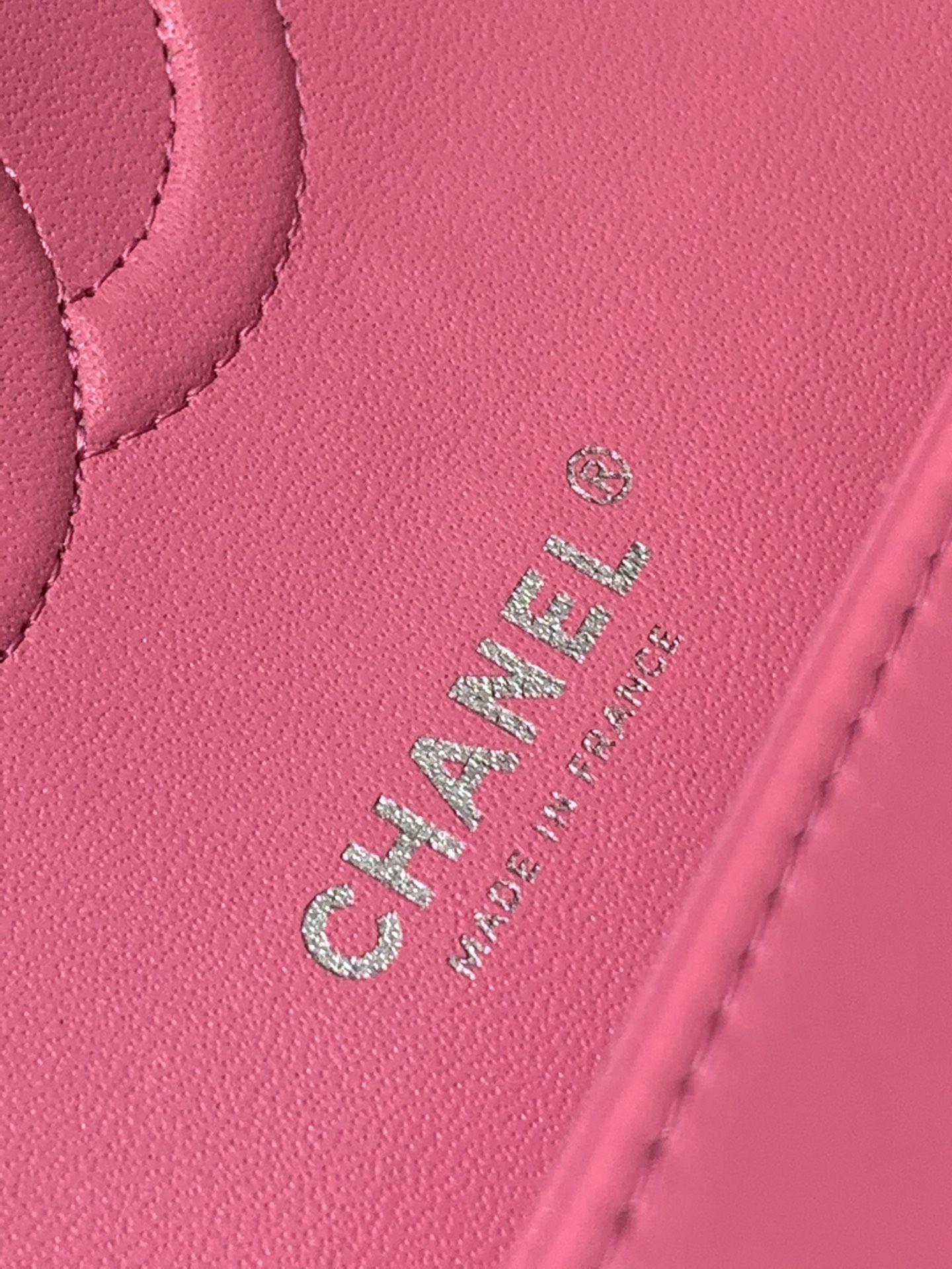 【真品级】Chanel CF 25  原厂bodin joyeux 羔羊皮  经典永远百搭 2022流行色 色蜜桃 银扣