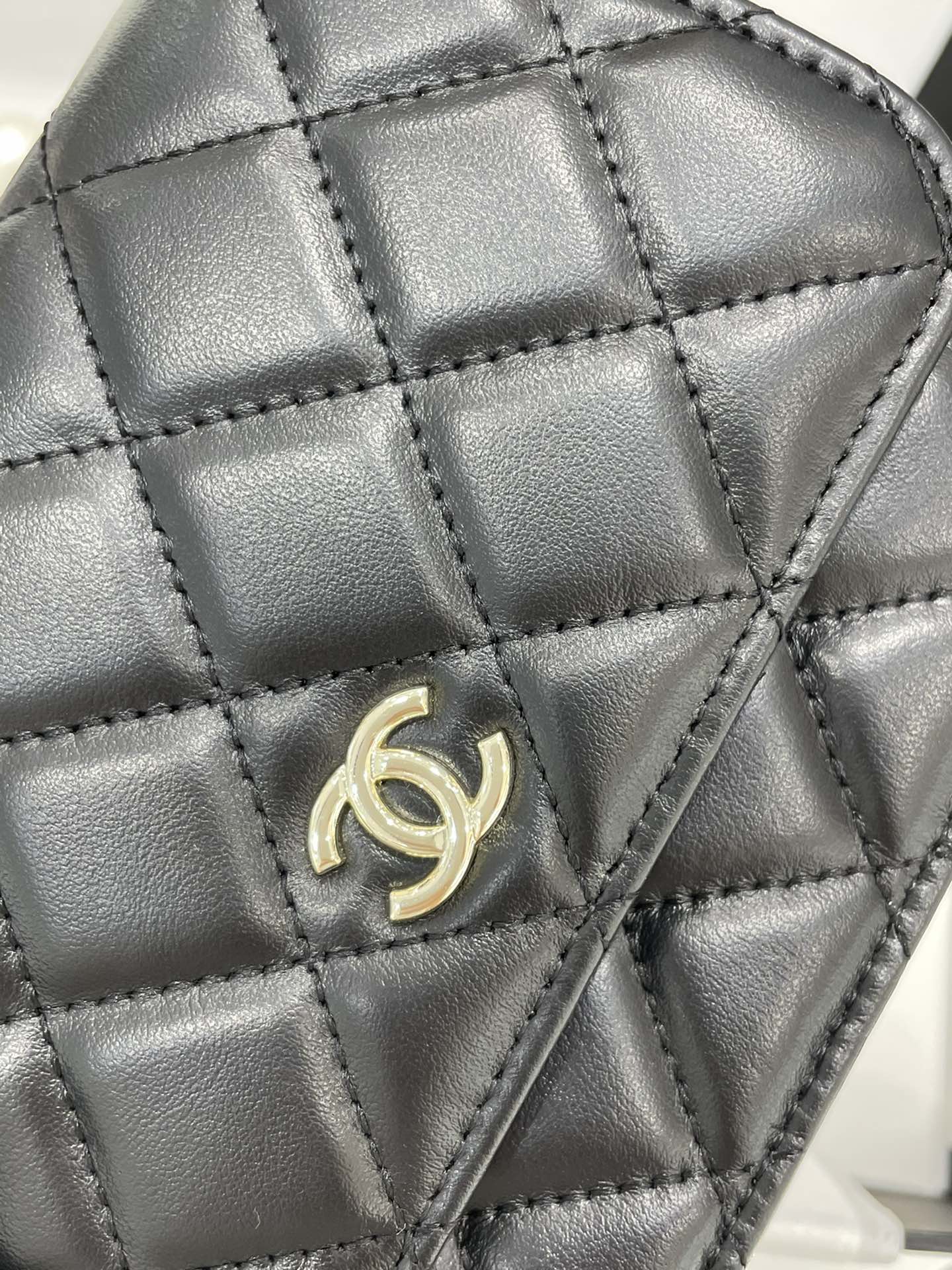 Chanel珍珠Woc链条包 赵露思同款 中号→双隔层 11-15.5-4.5