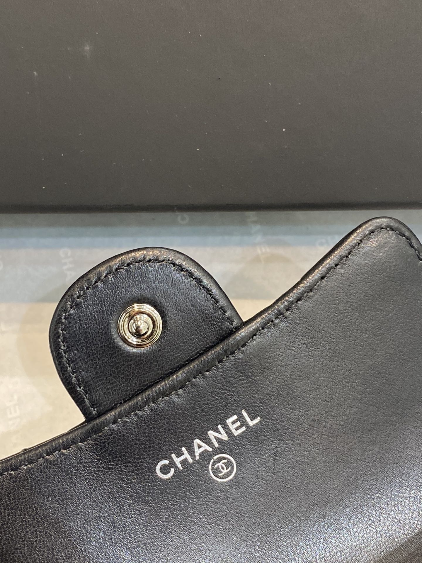 爆款 Chanel 2020新款cf卡包 11*8.5*3cm 黑色 小羊皮 银扣