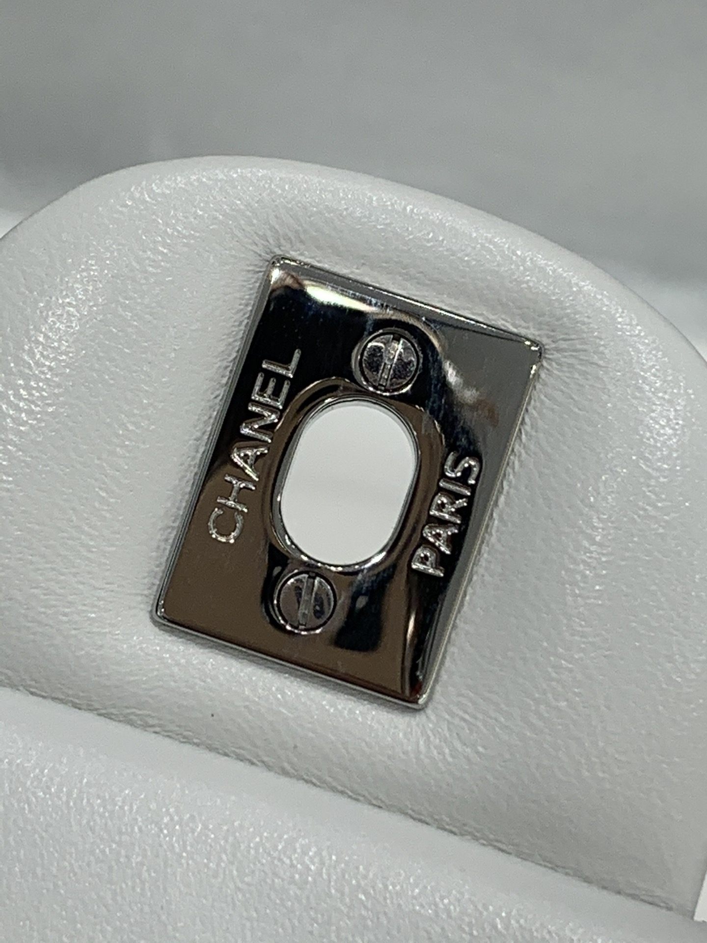 【真品级】Chanel CF 25  原厂bodin joyeux 羔羊皮  经典永远百搭 2022流行色 白色 银扣