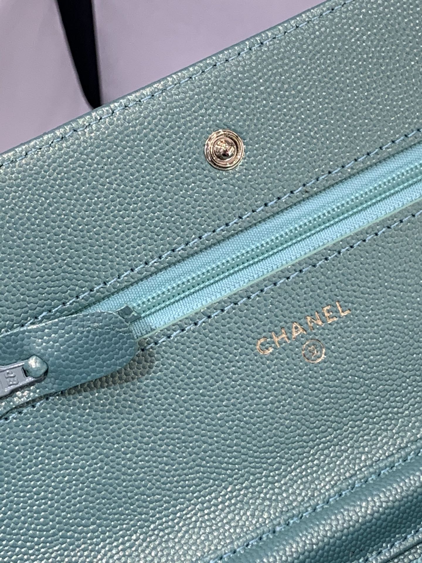 【按扣版】 Chanel Woc 新款变色woc 珠光皮 顶级皮料五金 高品质 19.5-13-3.5cm
