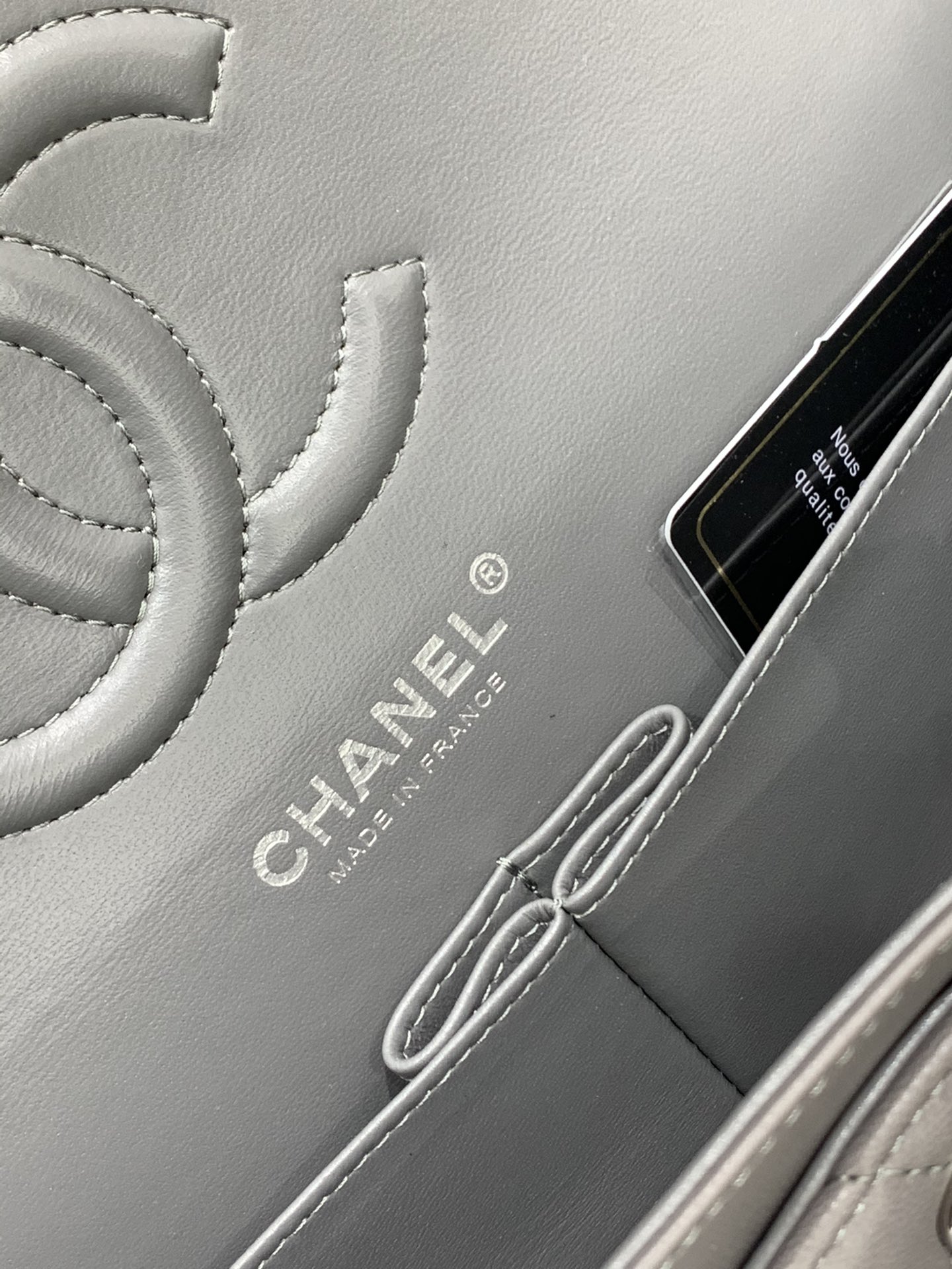 【真品级】Chanel CF 25  原厂bodin joyeux 羔羊皮  经典永远百搭  2022流行色 高级灰 银扣