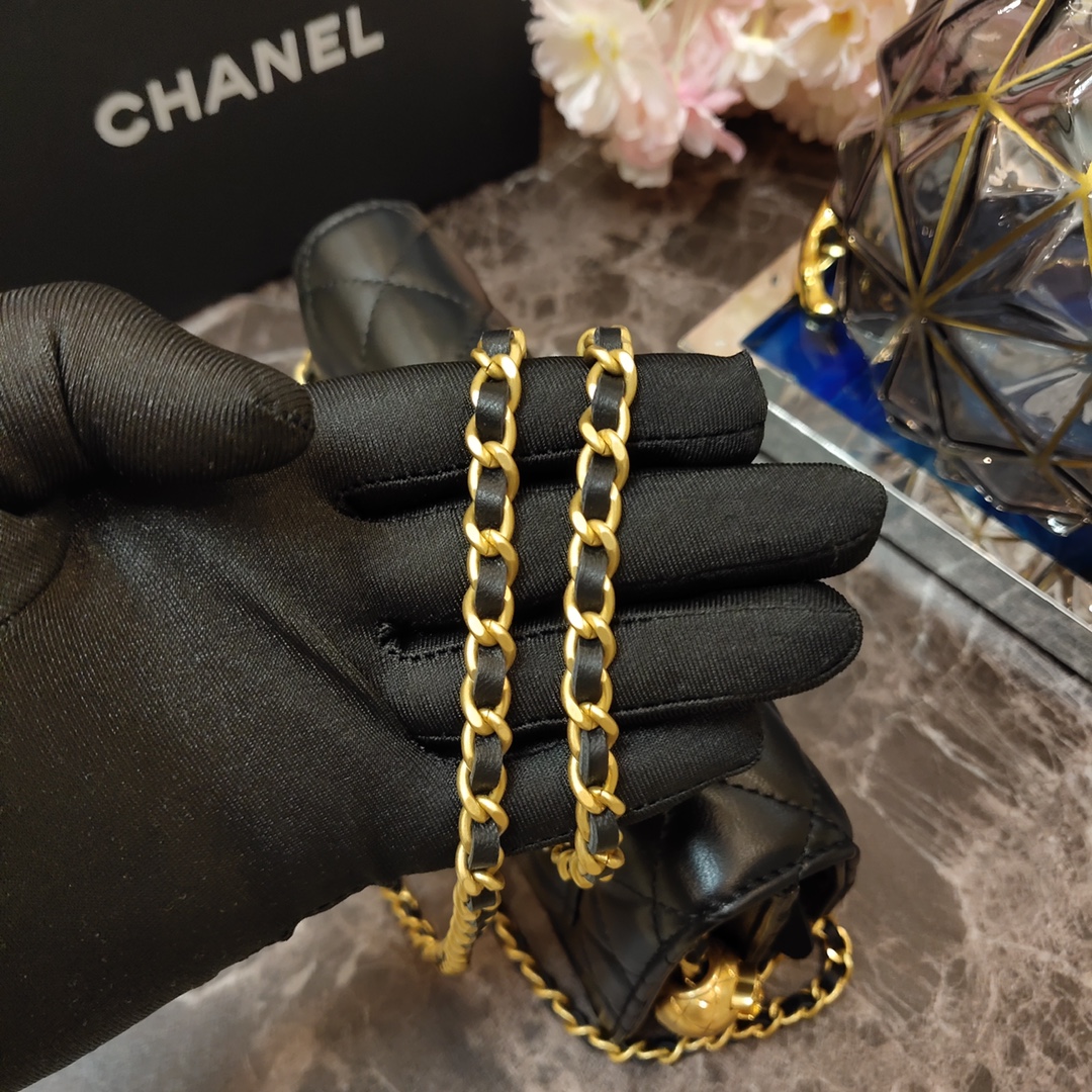 Chanel链子小包 Wallet on chain 超实用 小金球能随意调节肩带长短 19cm