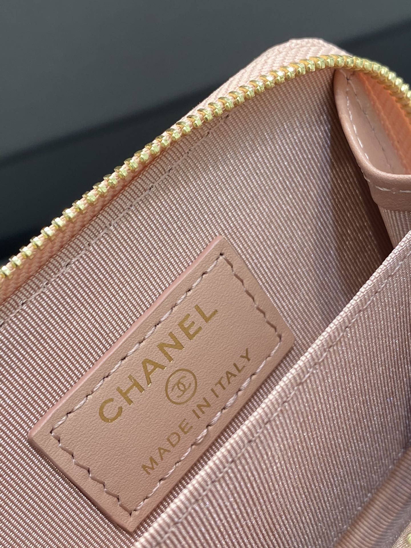 Chanel小零钱包 高品质 7.5×2×11.cm 经典菱格设计搭配小羊皮～金扣