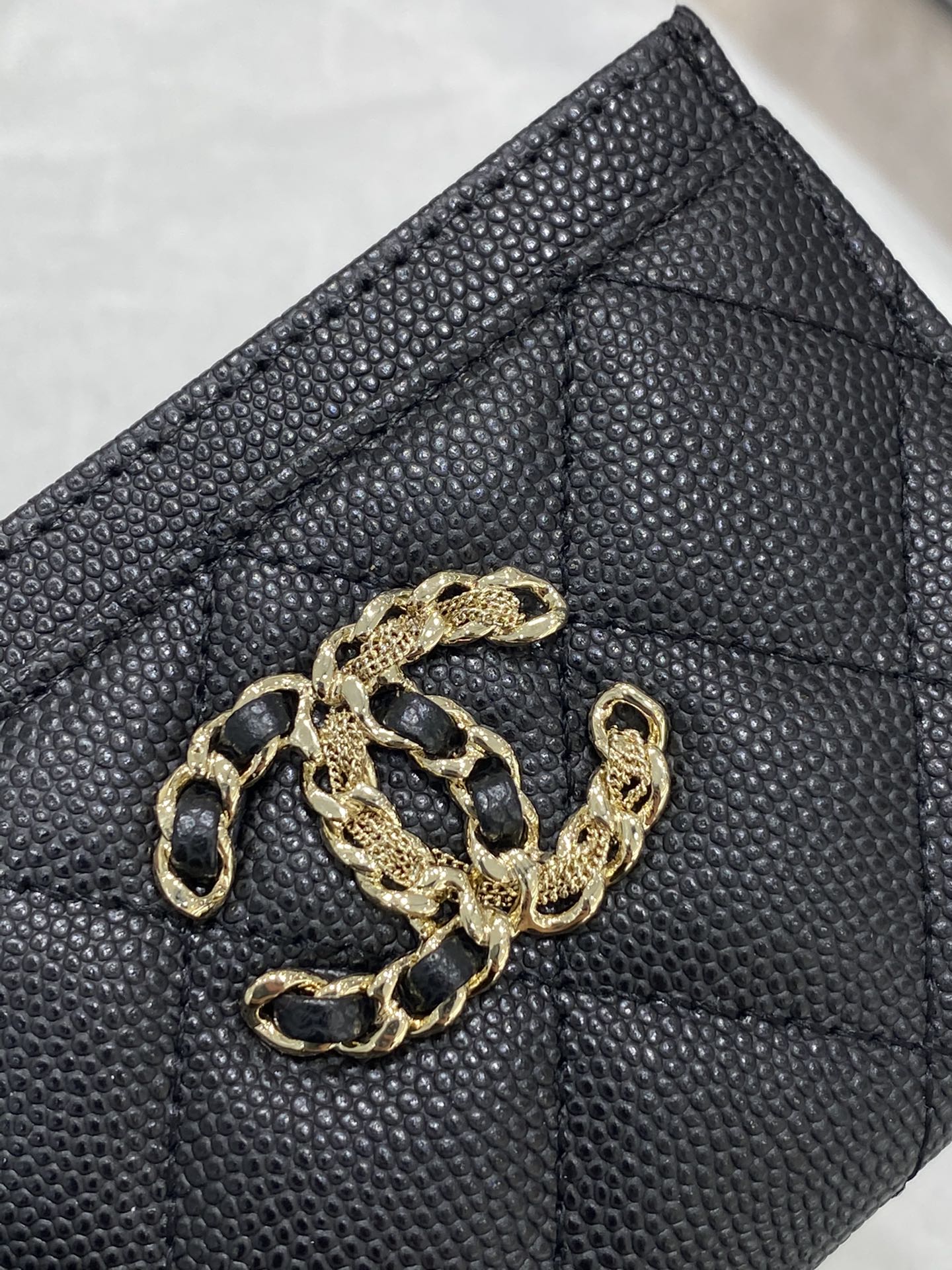 最新超薄卡包 Chanel全新logo设计 小球纹牛皮～细节美到淋漓尽致 11*7.5*1