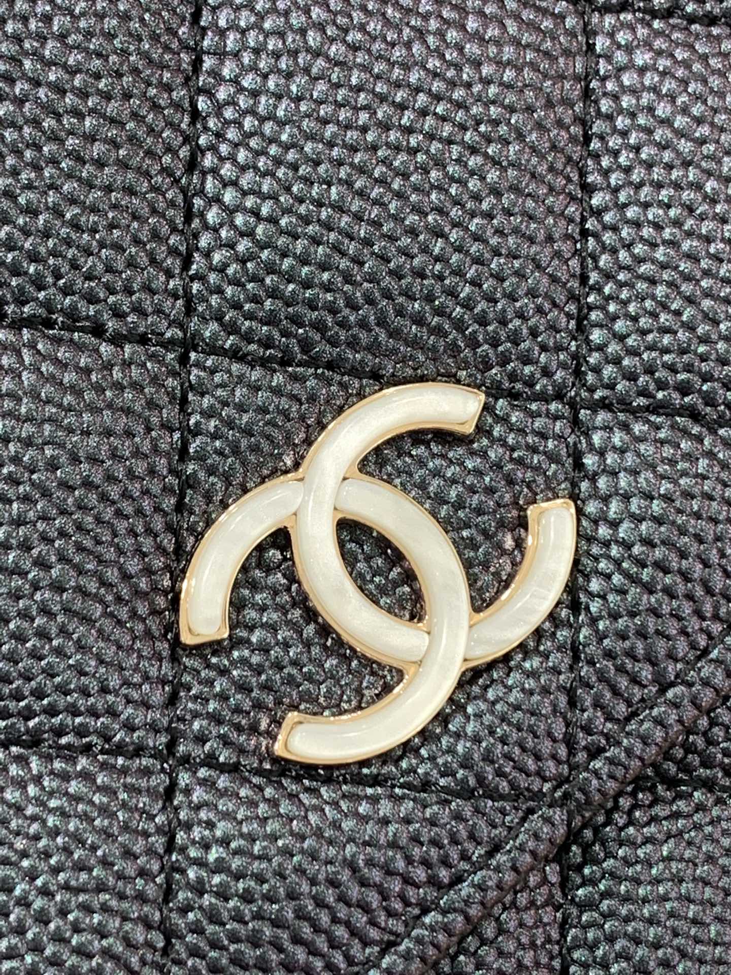【按扣版】Chanel WOC链条包 新款变色woc 珠光皮 不同光线变换出炫彩 19.5-13-3.5cm