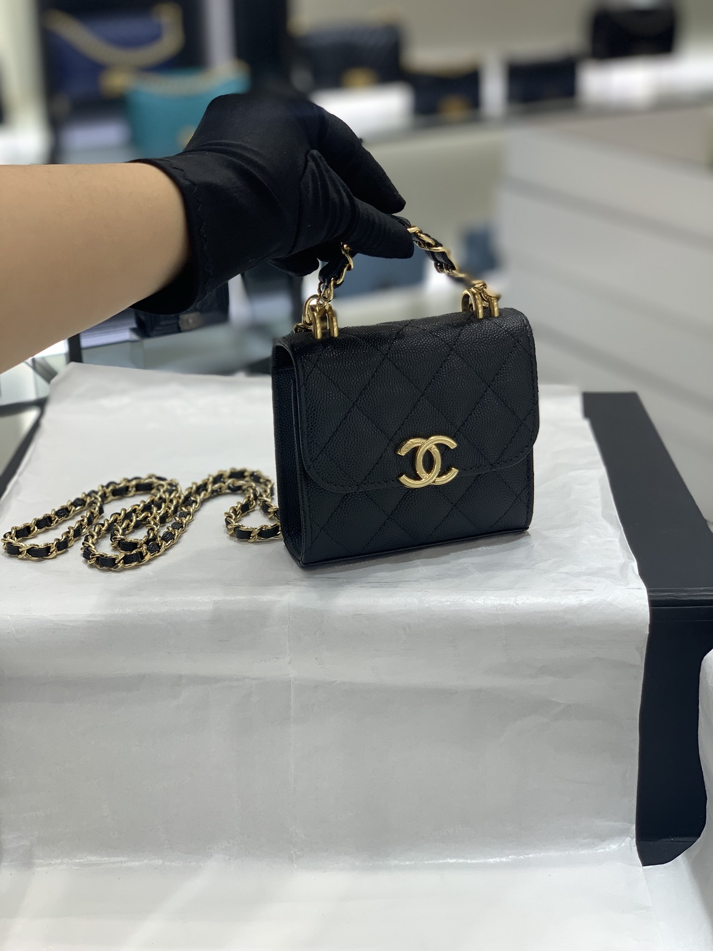 Chanel Trendy CC Bag With Chain Lambskin Red Ghw Code 22  Tín đồ hàng hiệu