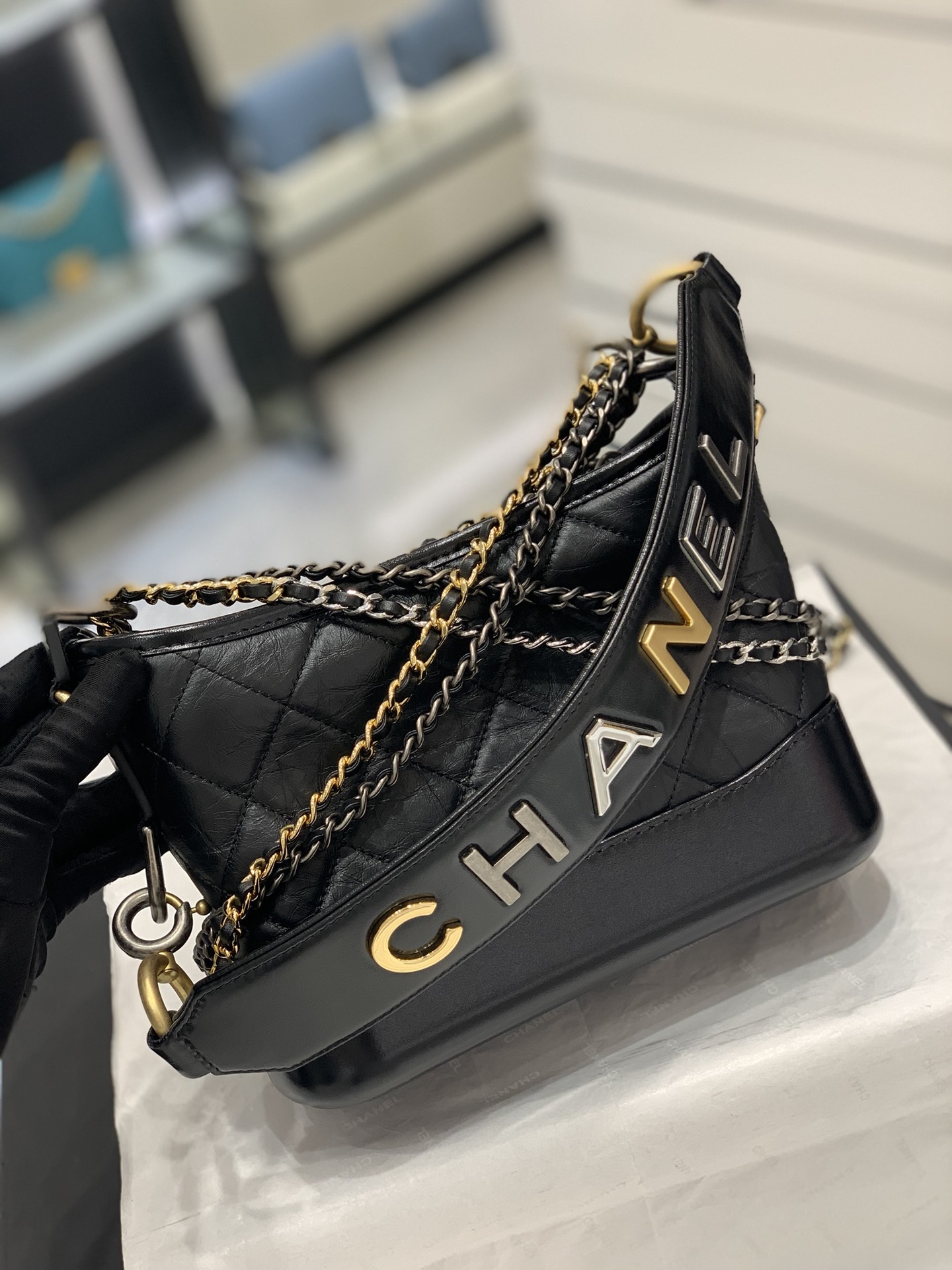 Chanel gabrielle with handle deals